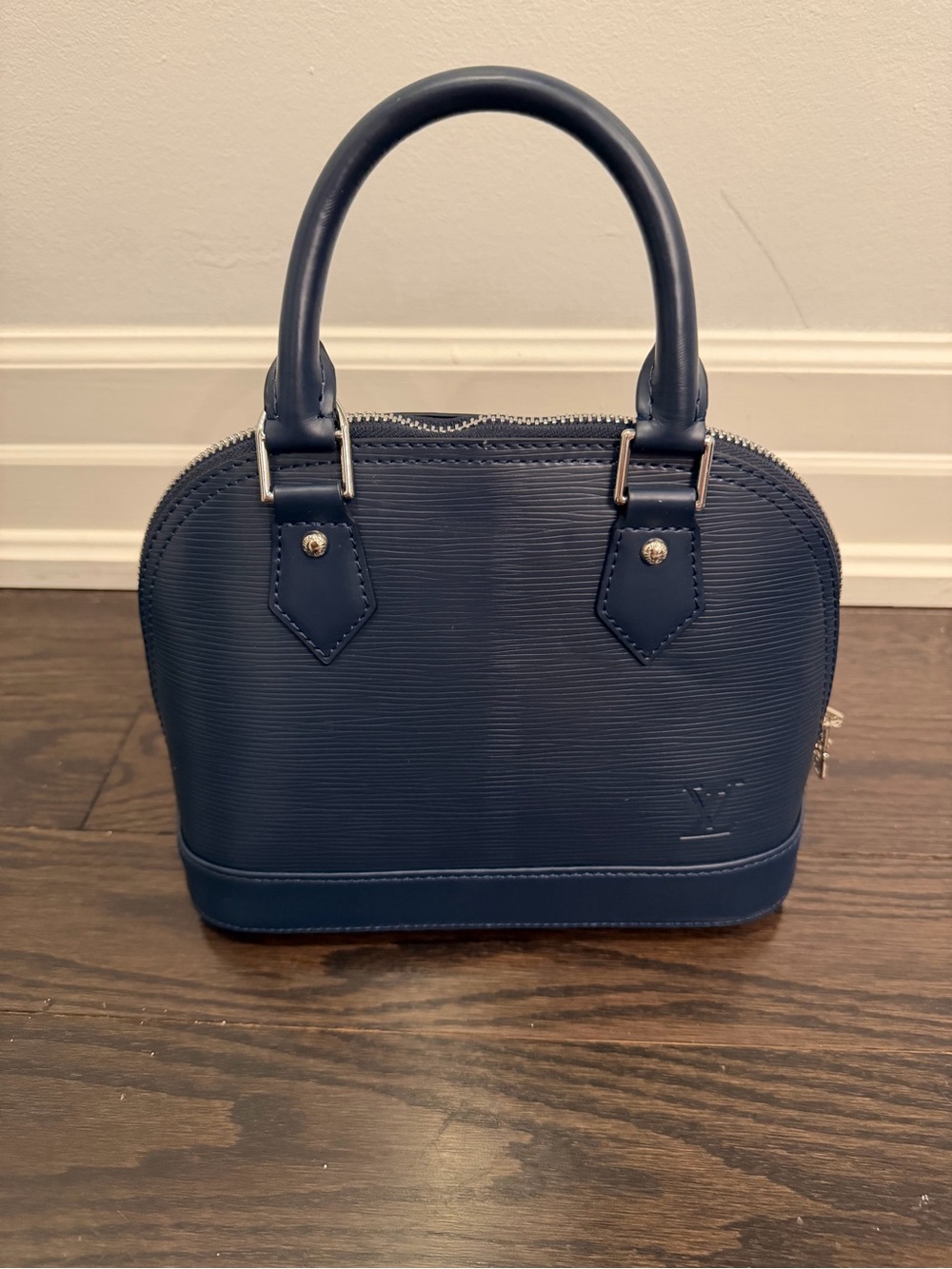 Navy Epi Alma BB Satchel